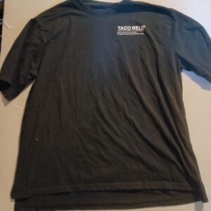 Taco Bell Employee Tee Size XL Crew Live Mas Black T-Shirt Official Uniform